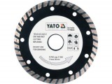 YATO Gyémánt vágótárcsa 125 mm turbo YATO YT-6023