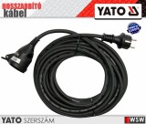 Yato hosszíbbító gumikábel 3G1,5 mm2 - 10 méter