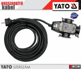 Yato hosszíbbító gumikábel 3G1,5 mm2 - 20 méter