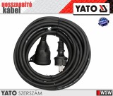 Yato hosszíbbító gumikábel 3G1,5 mm2 - 30 méter