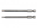 YATO Hosszú biztonsági imbuszbit készlet 3 és 5 mm, 100 mm, S2 acél, 2 részes (YT-0494)