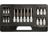 YATO Imbusz bit dugókulcs készlet 1/4”–1/2”, 3–12 mm, 18 részes (YT-7752)