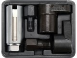 YATO Lambdaszonda-szerelő készlet 22 mm, 1/2” és 3/8”, 5 részes (YT-17510)