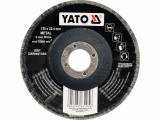 YATO Lamellás csiszolókorong döntött 125 x 22,2 mm P36 (YT-83291)