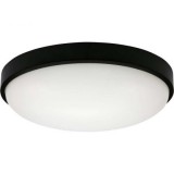 YATO LED kültéri fali lámpa, 15W IP54 - fekete, 260x110mm (YT-81842)