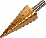 YATO Lépcsős fúró 4-22 mm HSS Titán-nitrid