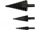 YATO Lépcsős fúró készlet HSS 4241 acélból, 4–38 mm, 3 részes (YT-44732)