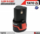 Yato LI-ION 10.8V akkumulátor 1.0 AH - elektromos kisgép