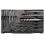 YATO M3-M24 12db törtcsavar kiszedő és fúró készlet