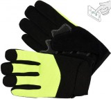 Yato Munkavédelmi kesztyű 10-es bőr-pamut érintőképernyőhöz