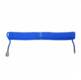 YATO Pneumatikus tömlő (spirál) gyorscsatlakozóval 5,5 mm x 8 x 10 m 1,2 MPa