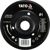 YATO Rotációs ráspoly, kúpos, finom, 125 mm, 1. típus (5906083025679)