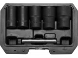 YATO Sérült csavar kiszedő dugókulcs készlet 1/2”, 6 részes, 17–27 mm (YT-06032)