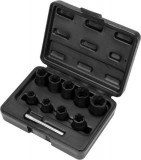YATO Sérült csavarfej kiszedő készlet, 10-19 mm - 3/8 col - 10 részes