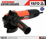 Yato SLIM BODY elektromos sarokcsiszoló gép 125 mm - 850W - elektromos kisgép