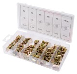 YATO Szegecsanya készlet 150 db acél