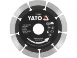 YATO Szegmentált gyémánt vágótárcsa betonhoz és falazathoz, 115 × 1,8 × 22,2 mm, 10 mm-es szegmens (YT-59961)