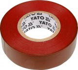 YATO Szigetelőszalag 19 x 0,13 mm x 20 m piros (YT-8166)