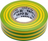 YATO Szigetelőszalag 19 x 0,13 mm x 20 m zöld-sárga (YT-81655)