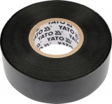 YATO Szigetelőszalag 25 x 0,19 mm x 20 m fekete (YT-8174)