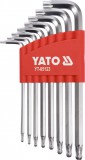 YATO Torx kulcs készlet 8 részes T9-T40 gömbfejű