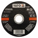 YATO Vágókorong fémre 115x1,2x22 INOX