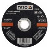 YATO Vágókorong kőre 125x1.5x22