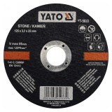 YATO Vágókorong kőre 125x3,2x22