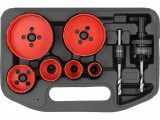 YATO Villanyszerelő bimetál körkivágó készlet, 22–73 mm, 8 részes (YT-3380)