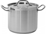 YATO YG-00003 GASTRO Fazék fedővel 9 liter 240 x 200 mm inox