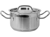 YATO YG-00021 GASTRO Lábas fedővel 1,9 liter 160 x 95 mm inox