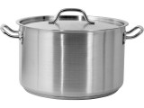 YATO YG-00026 GASTRO Lábas fedővel 22,4 liter 360 x 220 mm inox