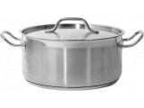 YATO YG-00042 GASTRO Lábas fedővel 8 liter 280 x 130 mm inox
