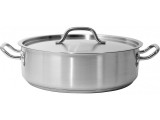 YATO YG-00055 GASTRO Lábas fedővel 11,2 liter 360 x 110 mm inox