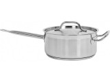 YATO YG-00062 GASTRO Nyeles lábas fedővel 5 liter 240 x 110 mm inox
