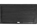 YATO YG-20020 Öntöttvas sütőlap gázgrillekhez, sima és barázdált felülettel 220x410mm