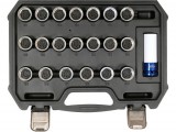 YATO YT-060306 Opel kerékőr csavar leszedő készlet 21 részes