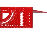 YATO YT-70796 3D derékszög Alumínium 100 x 150 mm 45°/90°