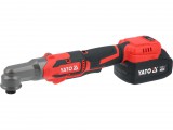 YATO YT-828030 Elektromos racsni akkumulátoros 18V 160NM rövid felépítésű szénkefe nélküli motorral (1 x 4Ah akkuval és töltővel)