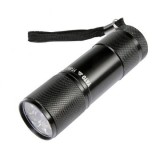 YATO Zseblámpa 9 LED-es alumínium fekete (YT-08570)