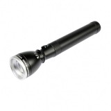 YATO Zseblámpa CREE XPE LED-es fém fekete állítható fókusszal 2xC