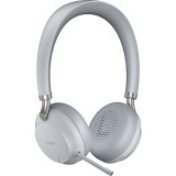 Yealink BH72 Headset Vezetékes és vezeték nélküli Fejpánt Hívás/zene USB A típus Bluetooth Dokkoló Világosszürke (1208615)