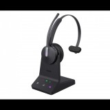 Yealink WH64 DECT USB-A MS Teams Call Center Mono Headset Állvánnyal - Fekete (1208671)