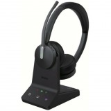 Yealink WH64 Hybrid Bluetooth USB-A Dual UC Call Center Sztereo Headset Állvánnyal - Fekete (1208686)