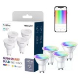 Yeelight GU10 W1 Smart Bulb Multicolor 4x Pack - 4 db-os színes okosízzó (YLDP004-A)