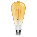 Yeelight Smart LED Filament Bulb ST64 - vintage okosizzó Wi-Fi, E27, 6W, 500 lm, meleg fény (2700K) (YLDP23YL)