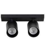Yeelight Smart Spotlight Color Black 2x - Kétizzós RGB LED mennyezeti okosizzós fekete szpotlámpa szett (YLDDL-0084-B)