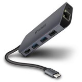 Yenkee 8in1 USB-C HUB fekete (YTC 081) (YTC 081)