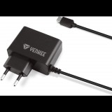 Yenkee YAC 2027BK hálózati USB-C töltő fekete (YAC 2027BK) - Töltők