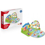 Yixing Toys Színes zongorás játszószőnyeg fénnyel és hanggal - zöld